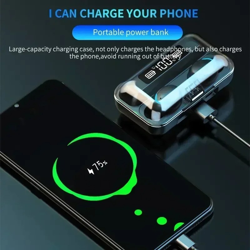 Słuchawki Bluetooth 9D Stereo  – Phone Accessories Amazon recenzja i cena